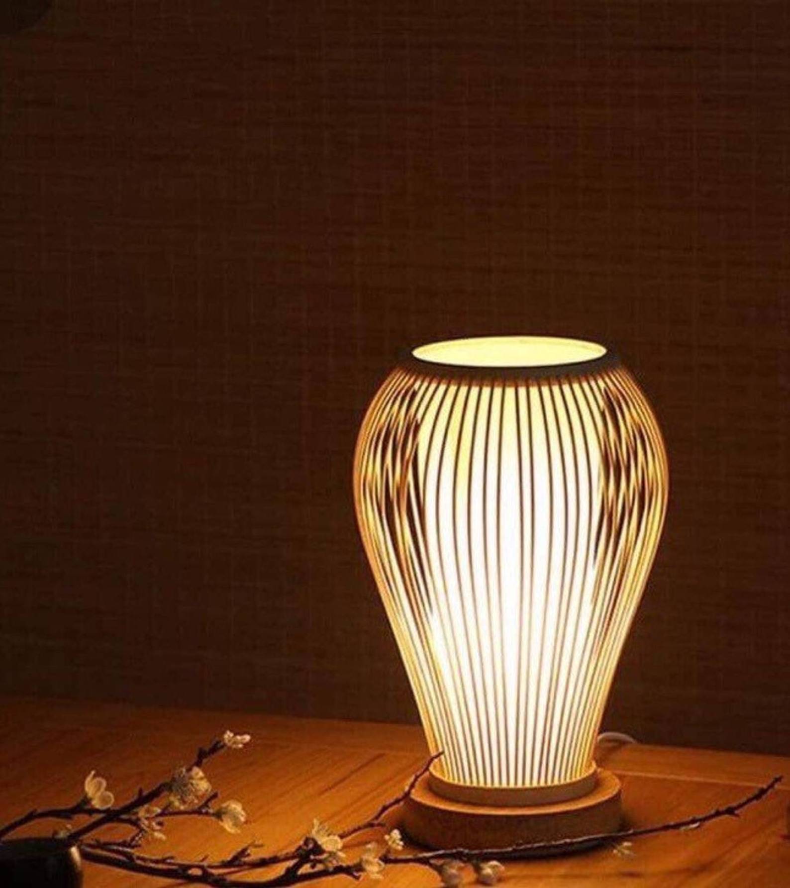 Professional Manufacture Modern Style Bedroom Indoor Decoration E27 40W Rattan Floor Lamp made in Vietnam