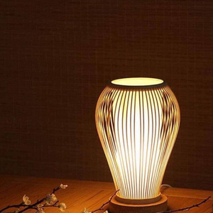 Professional Manufacture Modern Style Bedroom Indoor Decoration E27 40W Rattan Floor Lamp made in Vietnam