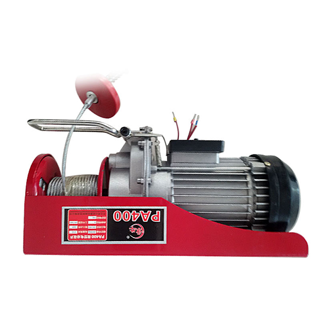 Pa Mini Electric Crane Hoist Home Use 100kg 200kg 500kg China Manufacturer Wire Rope Electric Hoist