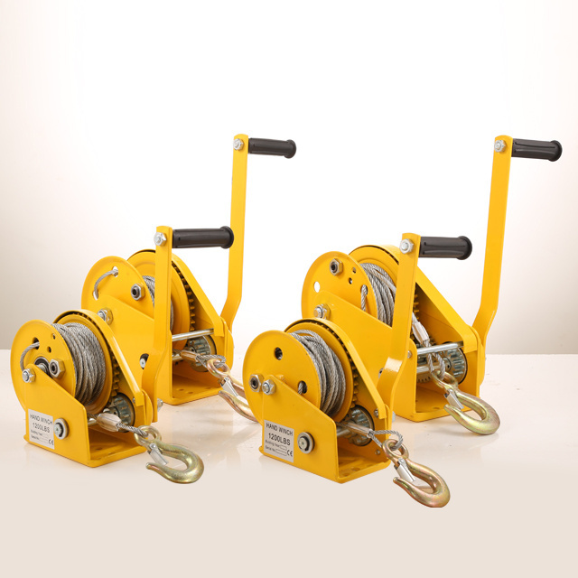 1200lbs 1800lbs 2600lbs Automatic Brake Manual Hand Winch Lifting Trailer Winch Tripod Winch