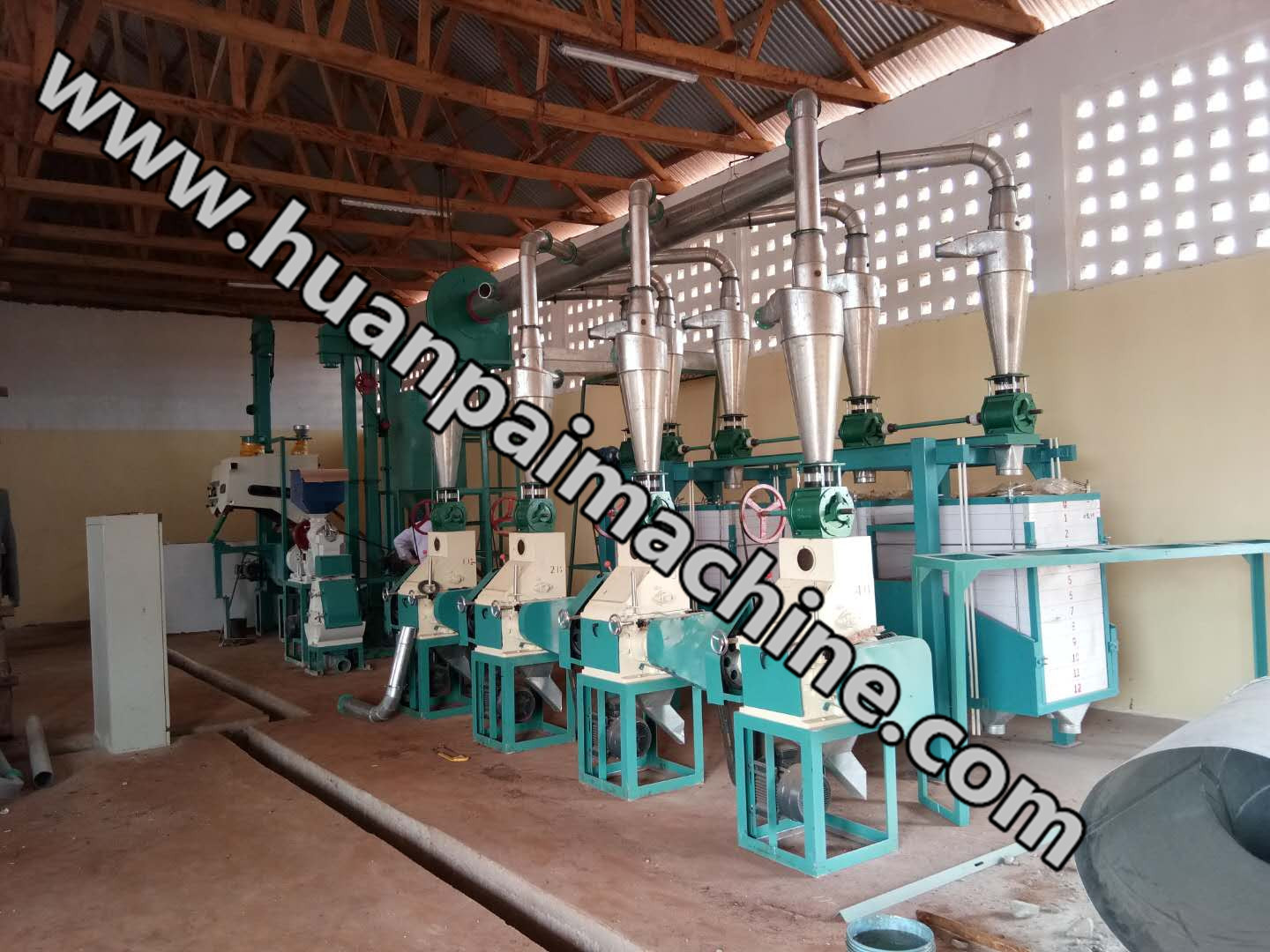 maize samp meal milling machine corn grits flour processing machine