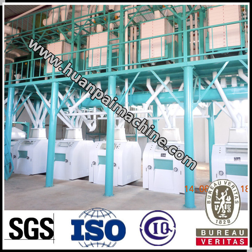 Flour mill 200 Tons wheat flour milling plant for semolina and wheat flour