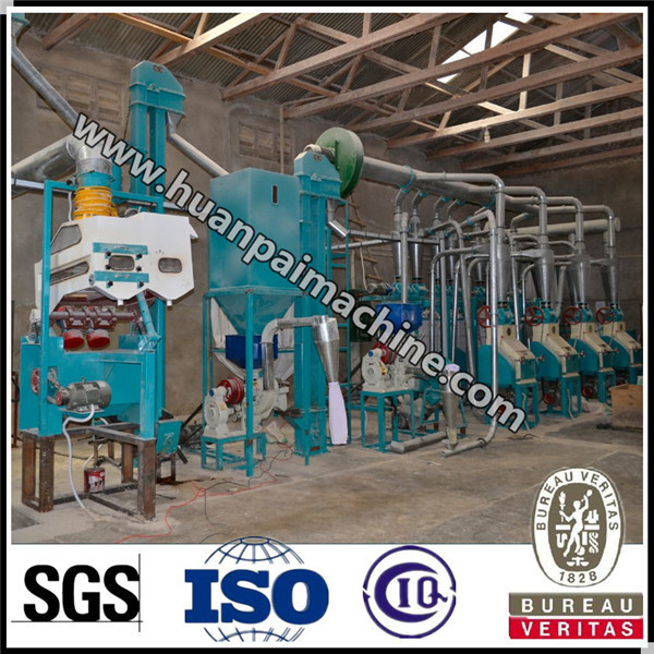 maize samp meal milling machine corn grits flour processing machine