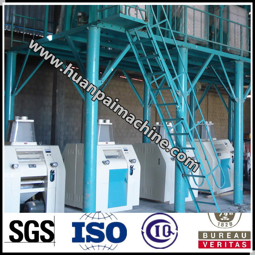 Flour mill 200 Tons wheat flour milling plant for semolina and wheat flour