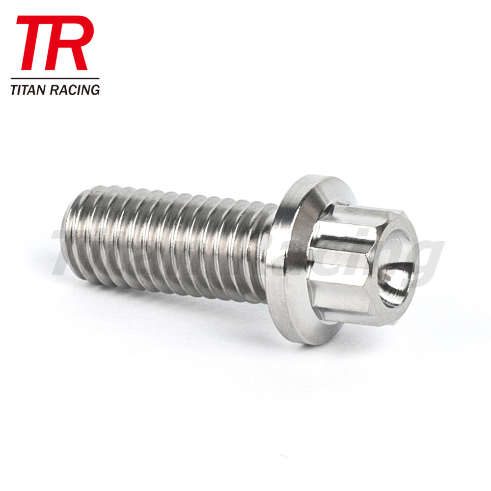 Factory supply Racing Car 12point flange titanium bolts