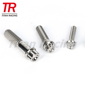 Factory supply Racing Car 12point flange titanium bolts