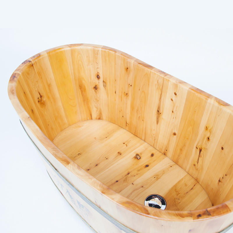 Quality baby spa tub portable wooden baby bath tub