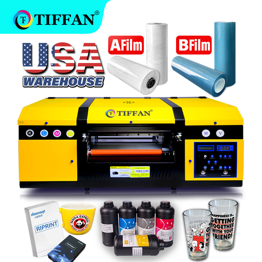 TIFFAN DTF Sticker Printer UV Printing Machine For Bottle Printing Machine UV Printer For Case Cell Phone Printers UV