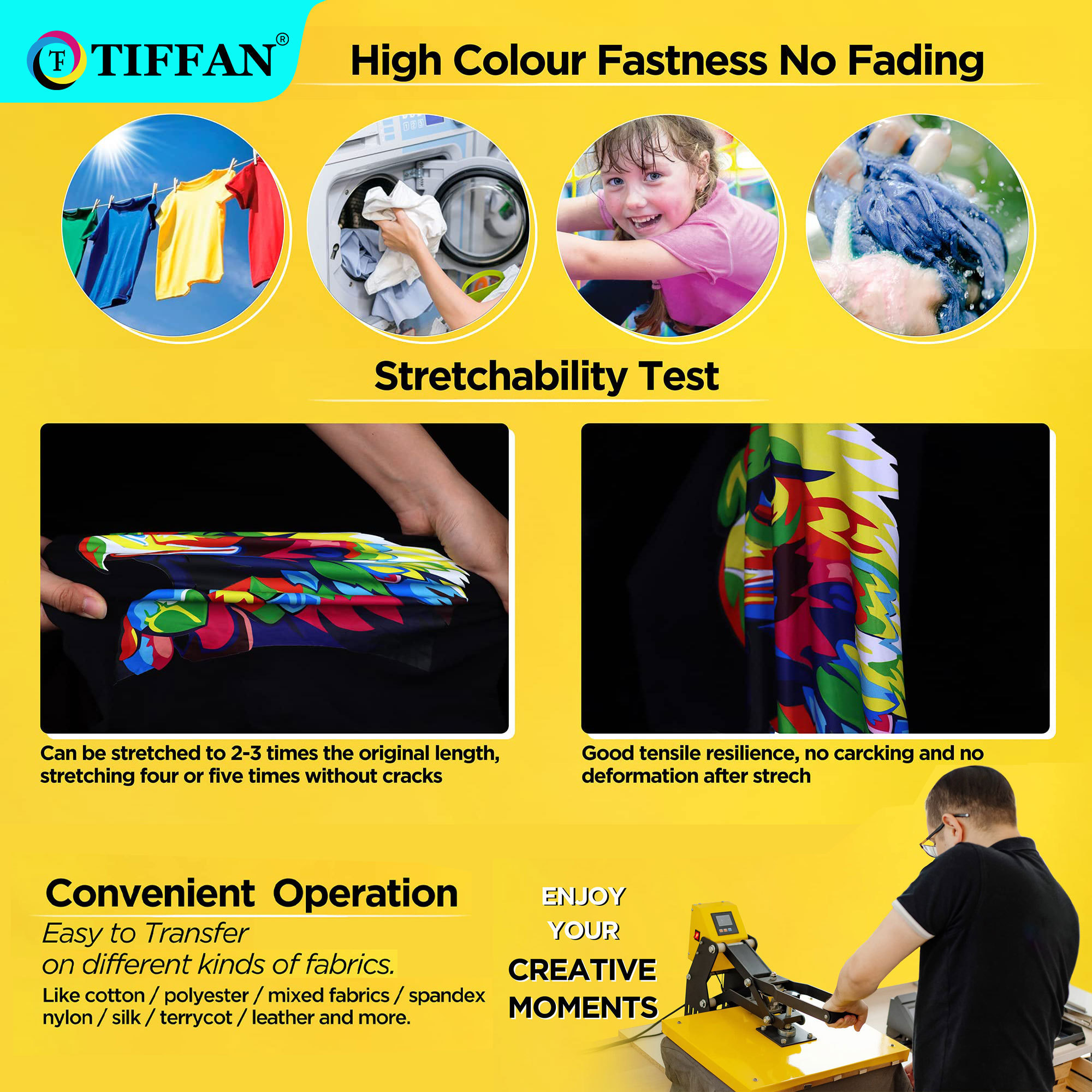 TIFFAN digital A3 tshirt t-shirt 30 cm XP600 dtf direct to film printer t shirt printing machine print on cloth dtf printer