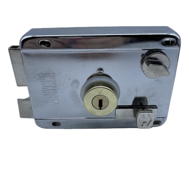 Free Door lock Handle With Feet Rim Lock Parts Night Latch