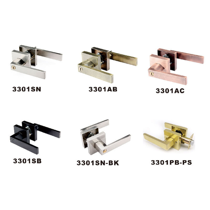 Security Gate Door Mortise Latch Door Locks Handle With Keys Lock Cylinders Handle Lock