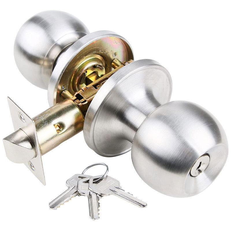 Supplier Mortise Door Lock With Cylinders And Hook Brass Cylinder Tubular Door Knob Lock Knobset