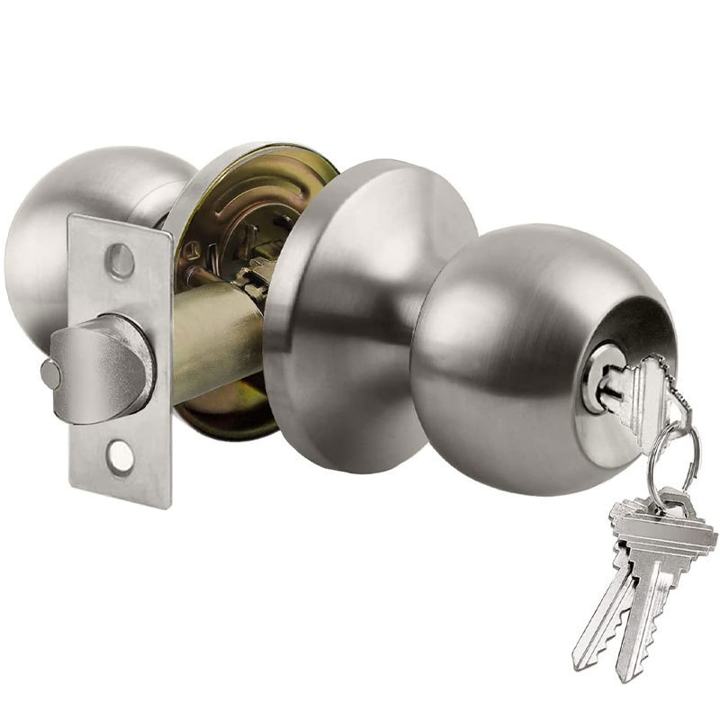 Supplier Mortise Door Lock With Cylinders And Hook Brass Cylinder Tubular Door Knob Lock Knobset