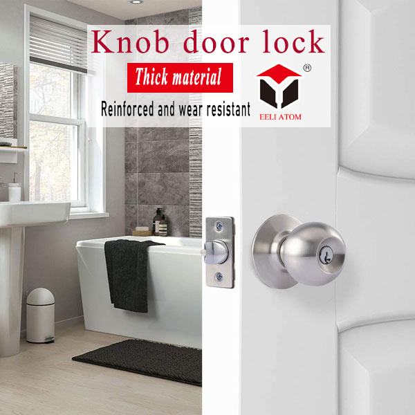 Privacy Entrance Door Knob Lock One Side Lock Steel Keyed Entry Door Tubular Knob Door Lock