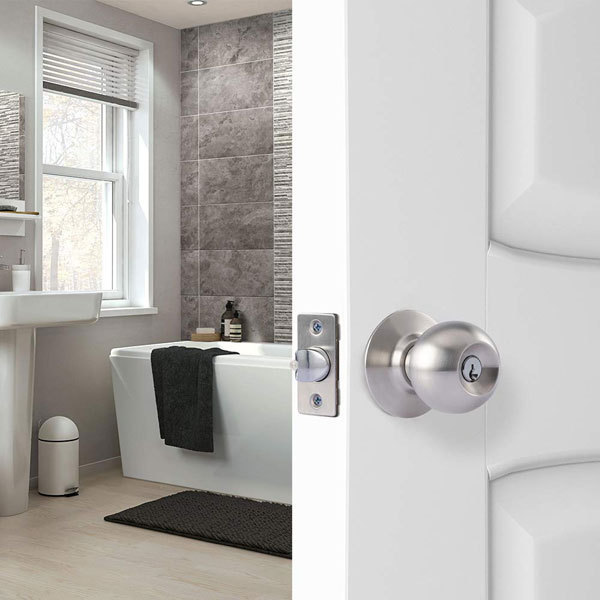 Commercial Tubular entrance privacy bathroom bedroom interior knob with lock sets round handle for front door