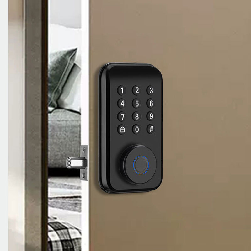 American Deadbolt Smart Front Door Lever Handles Electronic Keypad Code Automated Smart Deadbolt Lock