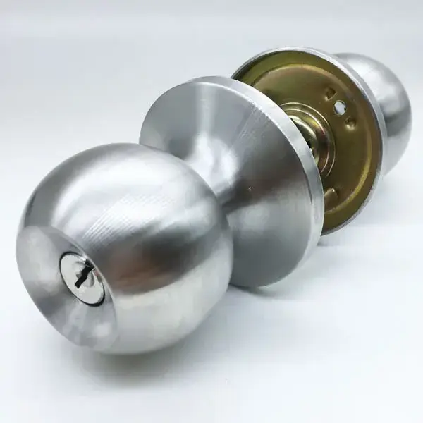 Cheap Stainless steel cylindrical door knob lock bedroom bathroom knob lock with handles