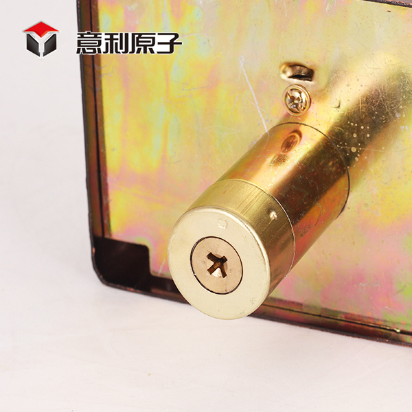 Aluminum sliding Rotating mortise lock bonnet open rim lock for gate door access control door lock