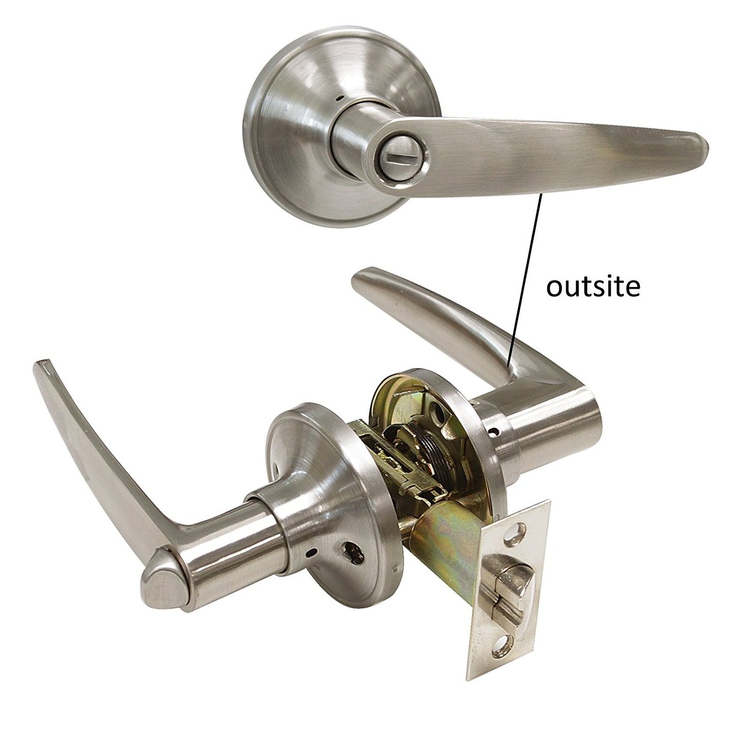 Single/Double Cylinder Deadbolt Door Lock With Lever Lock Set door handle locks