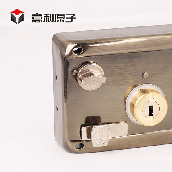 From Zhongshan Factory Rim Night Latch Lock Steel Lock The Door Wire Drawing rim lock