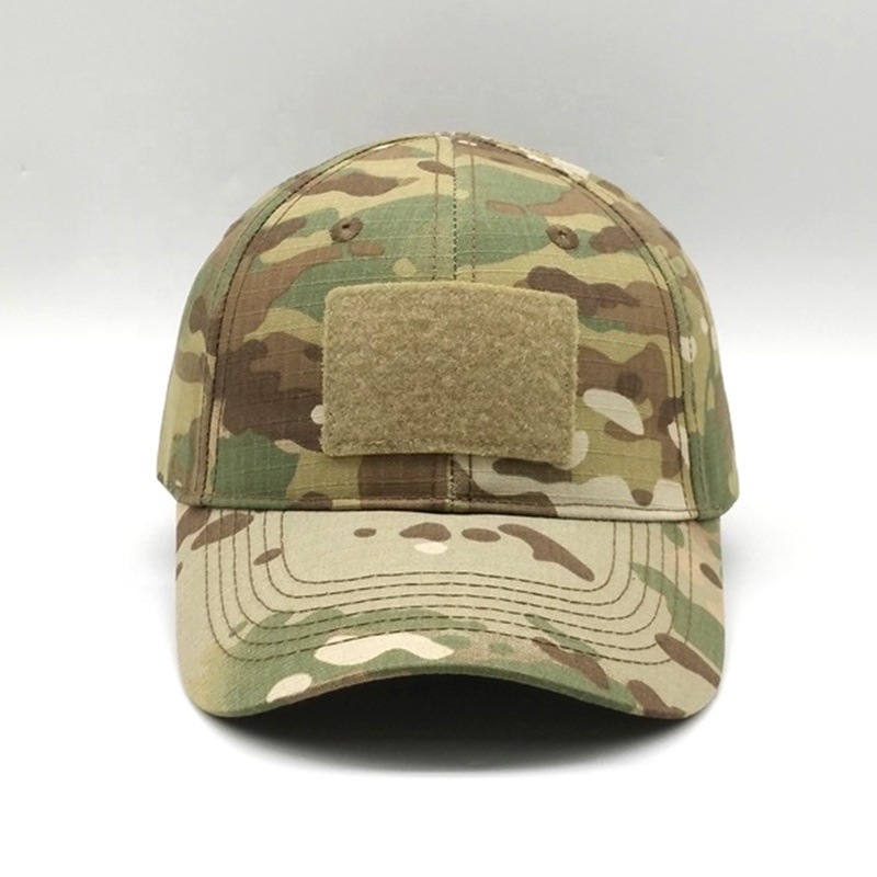 Manufacturer Camouflaged Tactical Baseball Cap Custom Cotton Baseball Blank Camo Hat