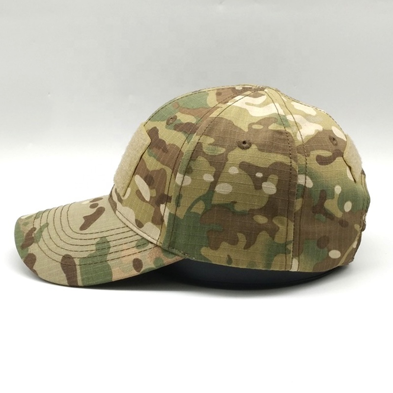 Manufacturer Camouflaged Tactical Baseball Cap Custom Cotton Baseball Blank Camo Hat