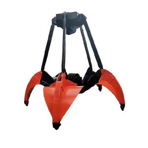 Tigarl Orange Peel Grab Scrap Hydraulic Cargo 50 Kg Used Sale Refurbished Second Hand Mechanical Mini Clamshell Bucket For Load