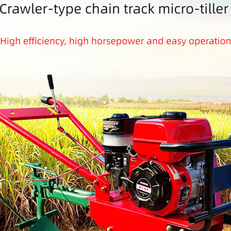 Tigarl Agriculture Machinery Mini Tiller Machine Riding Tiller Power Tiller Track Wholesale High Quality 186F Engine