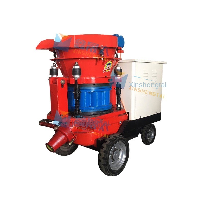 Tigarl Wet Concrete Spray Shotcrete Gunite Machine For Mining And New 10M3/H Pneumatic Dry