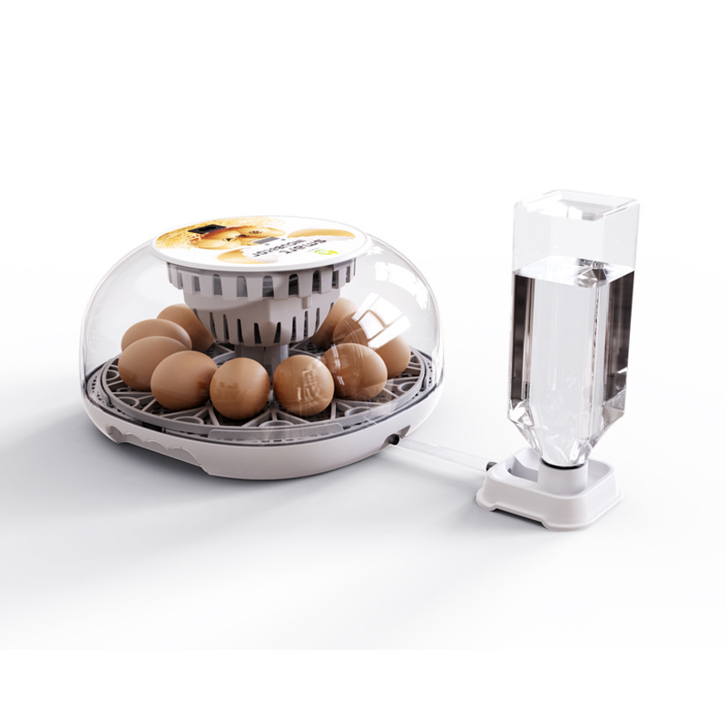 Tigarl Home Use Mini 12 Egg Incubator Hatching with Humidity Display and Candler Fully Automatic