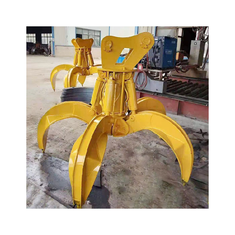 Tigarl Orange Peel Grab Scrap Hydraulic Cargo 50 Kg Used Sale Refurbished Second Hand Mechanical Mini Clamshell Bucket For Load