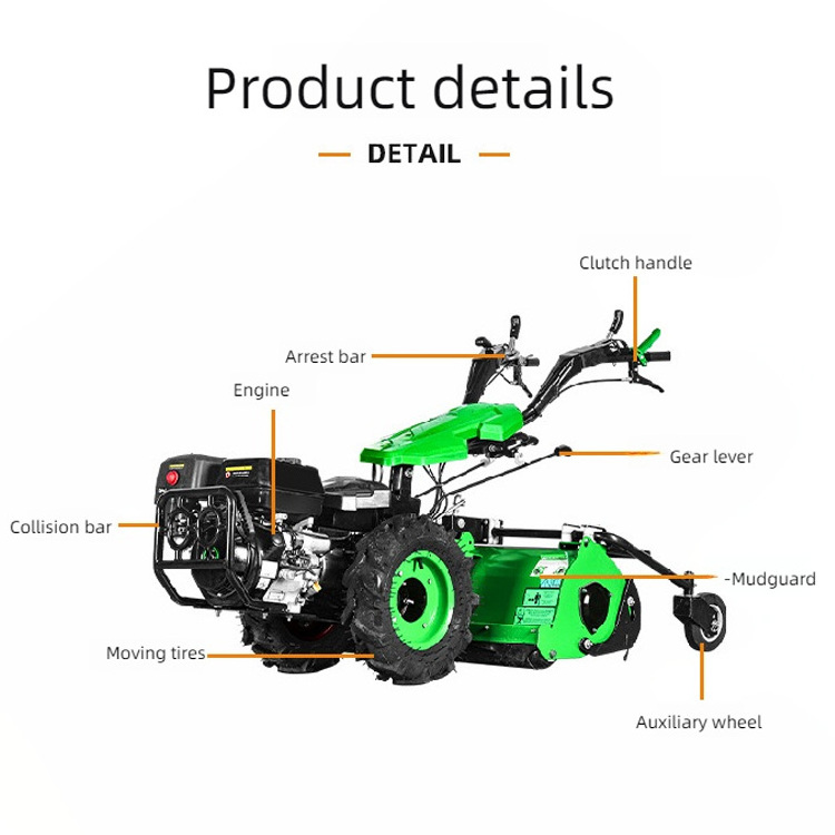 Tigarl 25HP Power Tiller Competitive Price Agricultural Machine Farm Tractor Garden Rotary Mini Tiller Cultivator Power Tillers