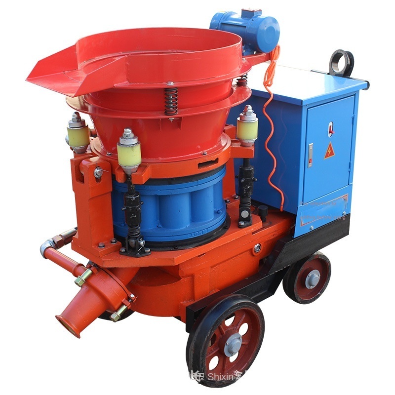 Tigarl Wet Concrete Spray Shotcrete Gunite Machine For Mining And New 10M3/H Pneumatic Dry