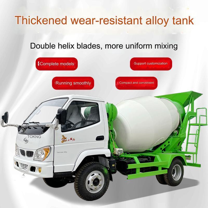 Tigarl Wholesales Directly Supply New Design Transport Self lLoading Mixer Truck With Pump Truck For Concrete Cement 3 cbm 4cbm