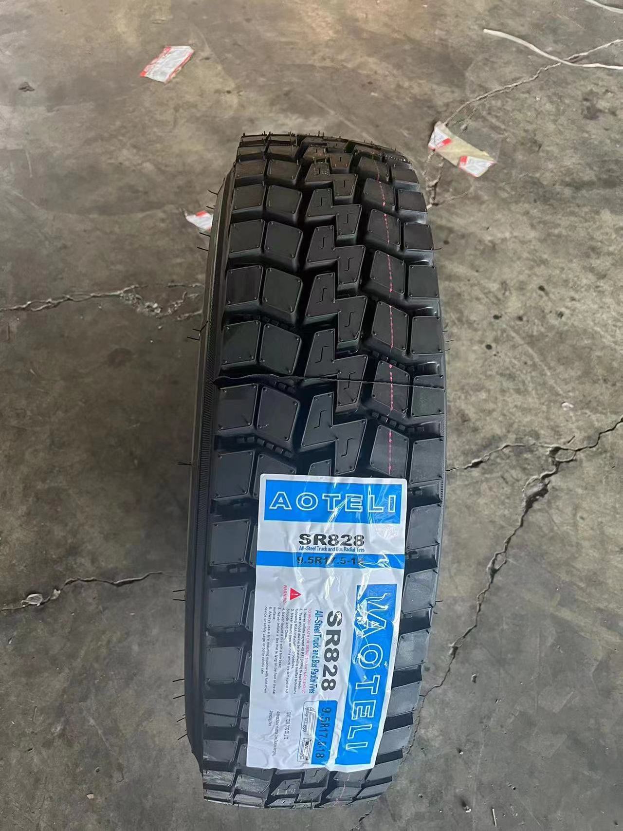 9.5R17.5 AOTELI BRAND  DRIVE POSITION Chinese Brand Truck Tire 9.5R17.5