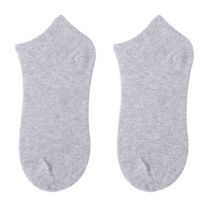 Cheapest Breathable Wholesale cheap pure color Polyester and cotton men Ancle socks