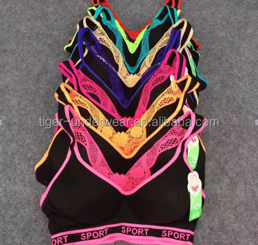 38 bra size images for lace beauty back sports bra