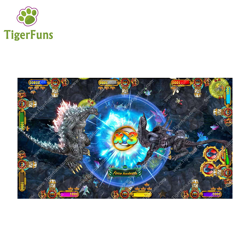 Factory Directly Sale Customized Arcade Game Machine Godzilla VS Alien Fish Table Game Board/Cabinet