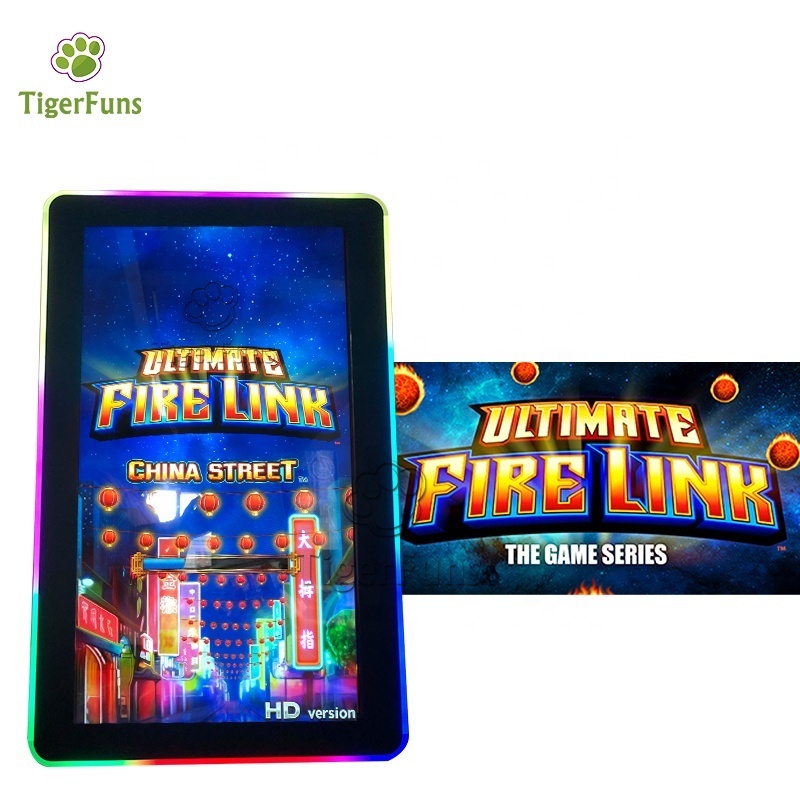 Most Popular Ultimate Fire Link 8-in-1 High Quality 43 Inch Touch Screen Game Metal Cabinet/Game Board