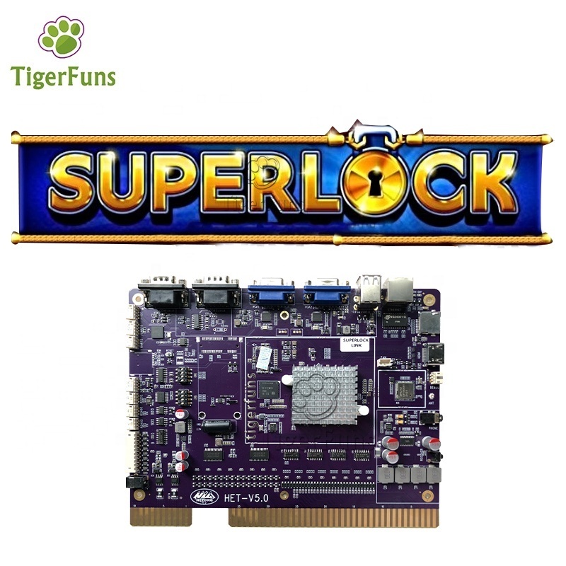 High Quality Game Super Lock 5 In 1 Factory Direct Sale  Multi Game Board/Game Cabinet