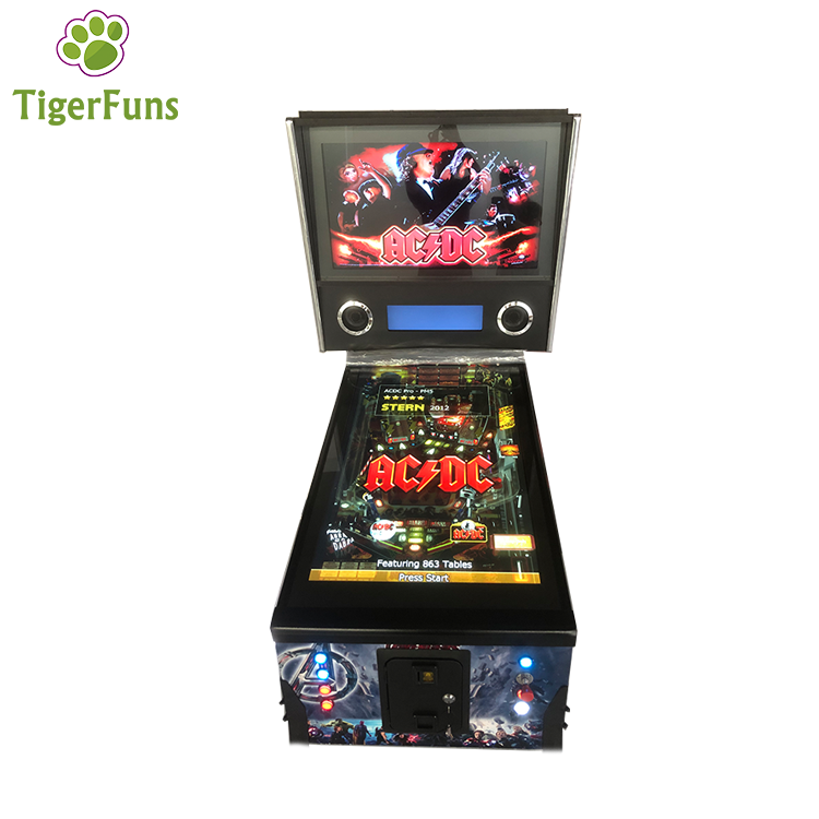 3D Games 863 Game 42 Inch Vertical Screen Video Pinball Flippers Pinball Machine for Sale