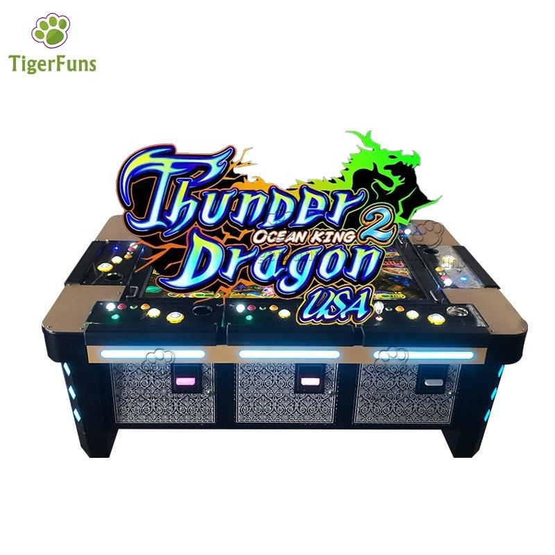 Fish Game Ocean King 2 Thunder Dragon 8 Players Shooting Fish Game Table/Game Board