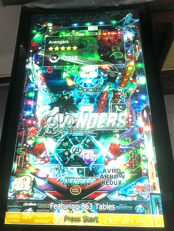 2022 New Design Good Quality Arcade Machine Virtual Flippers Pinball Games for Sale