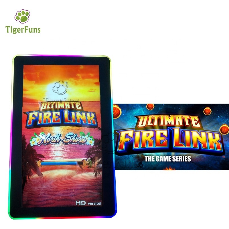 Most Popular Ultimate Fire Link 8-in-1 High Quality 43 Inch Touch Screen Game Metal Cabinet/Game Board