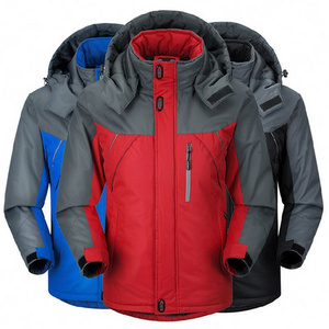 Men Winter Thick Velvet Windproof Jacket Down Coat High Quality Male Waterproof Jacket