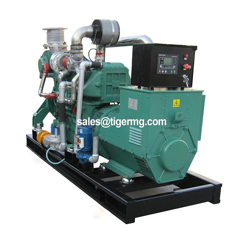 CE certified high efficiency wood chips gasifier gas 150kw biomass electric power generator