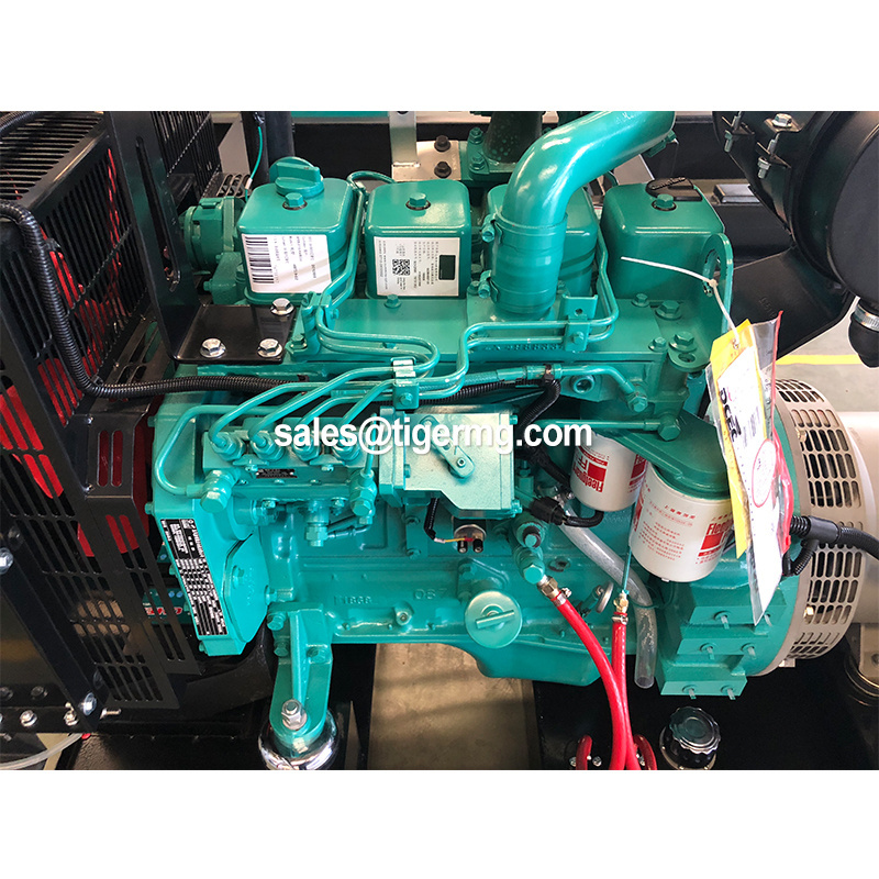 powered by cummins 70 kva diesel generator 4BTA3.9-G11