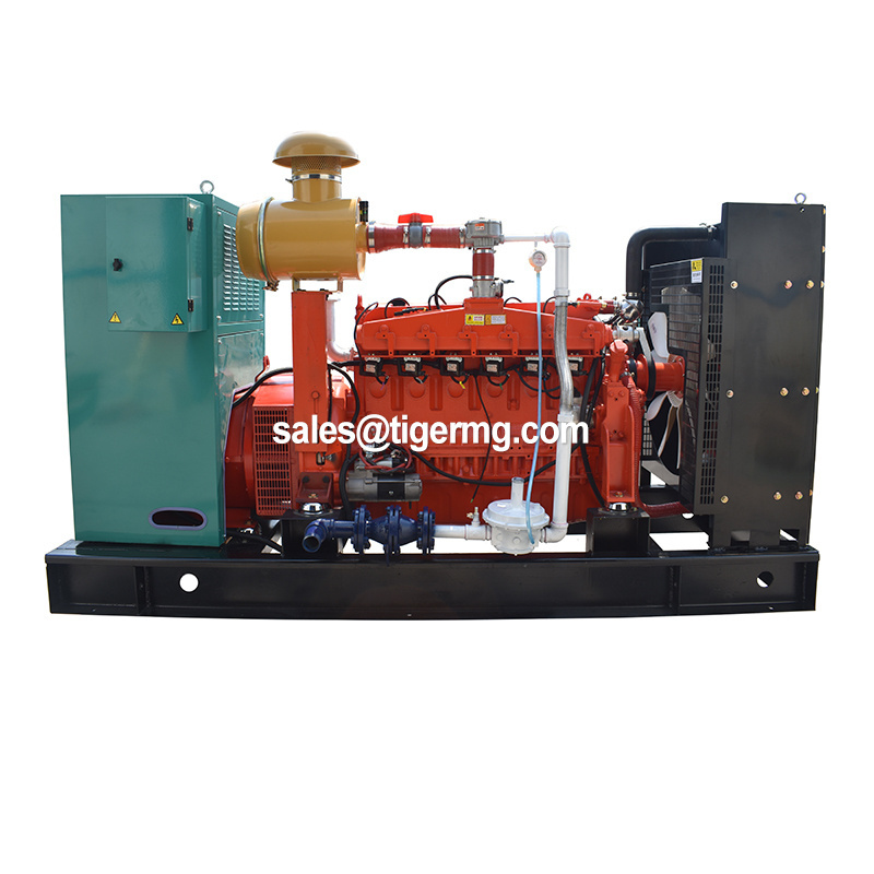 CE certified high efficiency wood chips gasifier gas 150kw biomass electric power generator