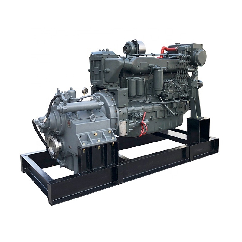 high quality 20hp 30hp 40hp 50hp 100hp 200hp 300hp 400hp 500hp marine diesel engine with gear box