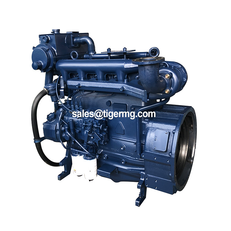 high quality 20hp 30hp 40hp 50hp 100hp 200hp 300hp 400hp 500hp marine diesel engine with gear box